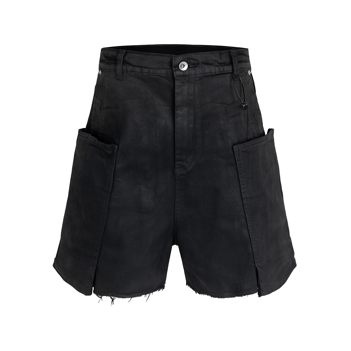 Shorts Denim Frayed - Streetwear New Summer Brush Wax Coated