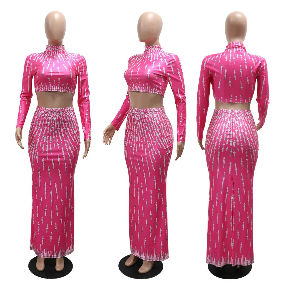 Women Set Street long sleeve P - огляд і ціна Crop Top Crochet