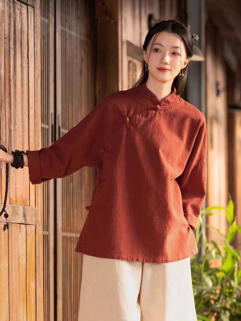 New Chinese Style Loose Long S - огляд і ціна Linen Pant Wide