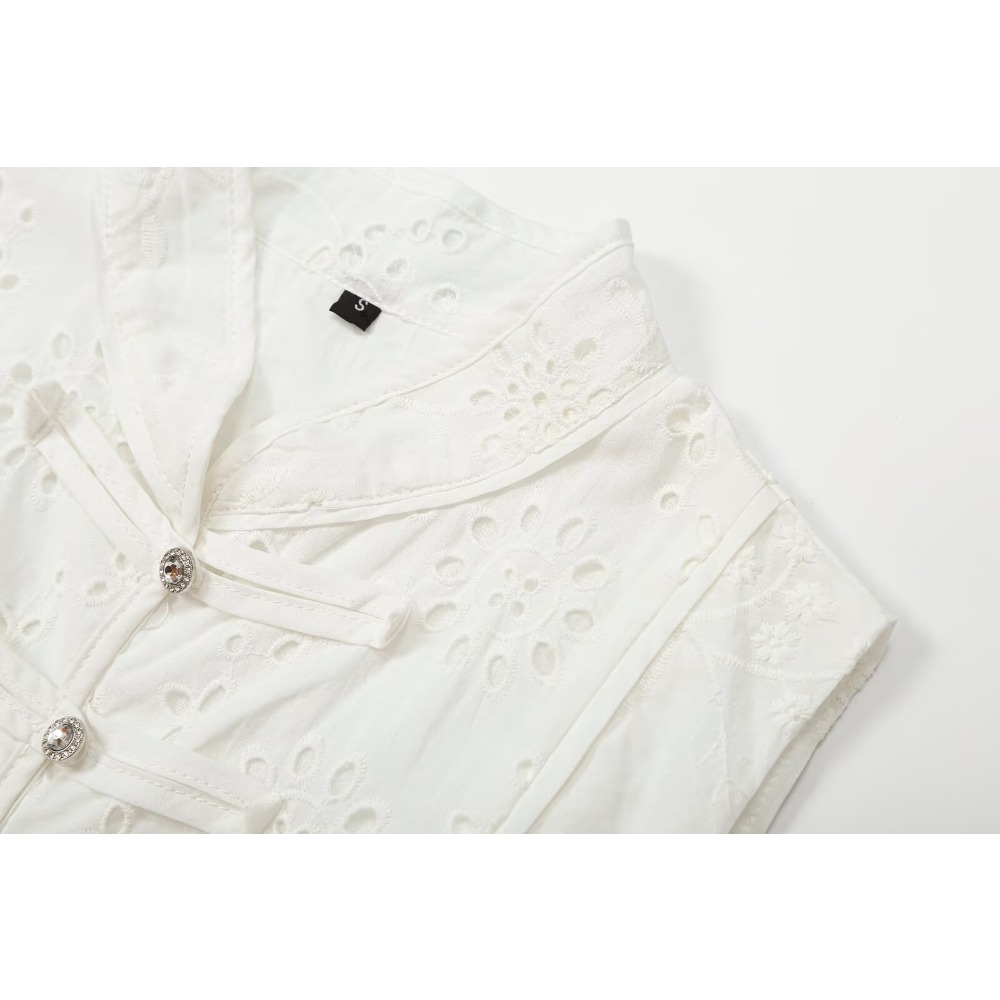 Women Embroidered Eyelet Skirt - огляд і ціна Midi Skirt Floral