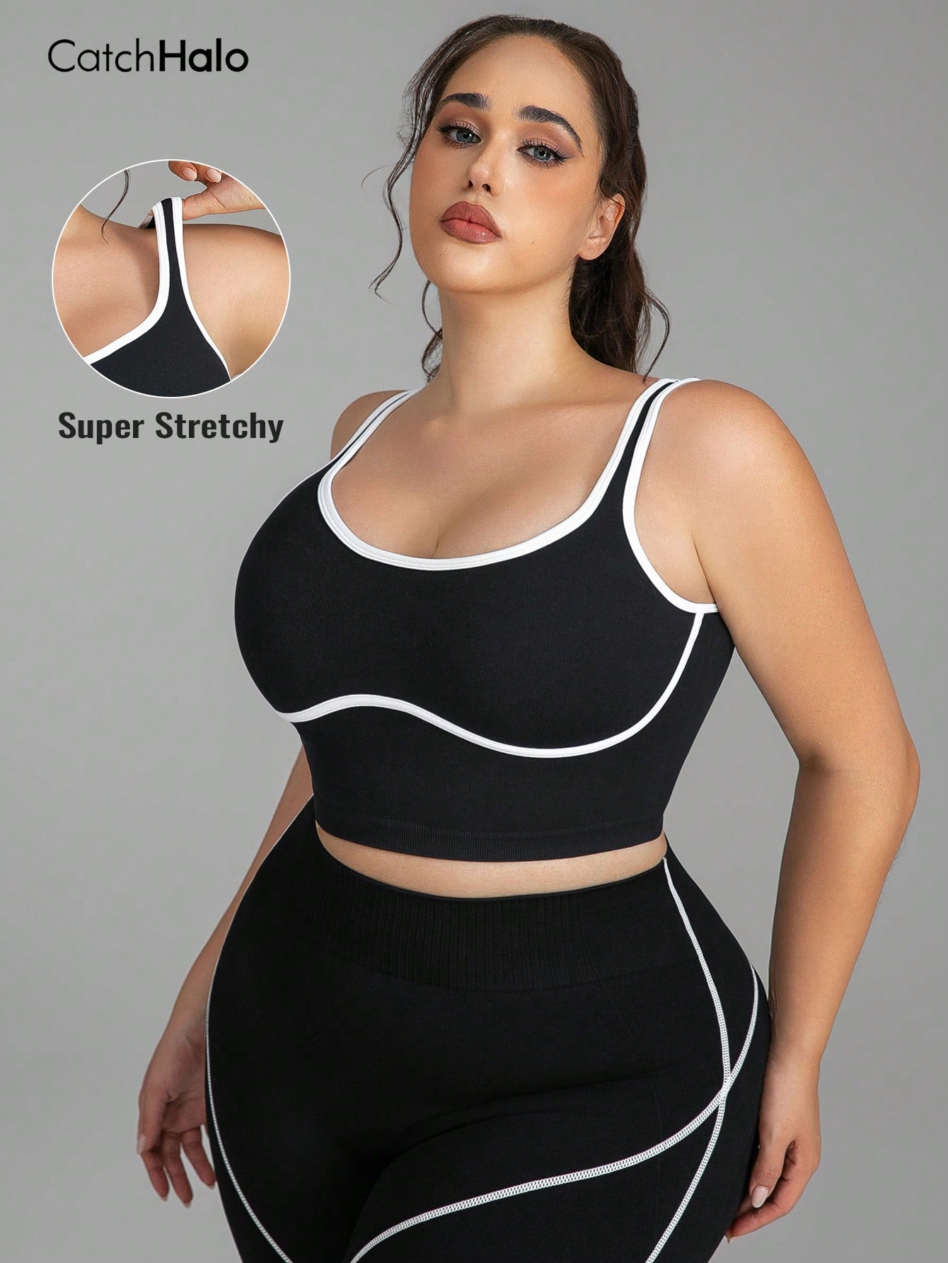 Women Plus Size Seamless Brale - огляд і ціна Crop Top Crochet