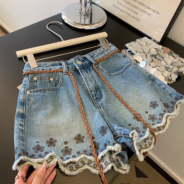Breathable Vintage Denim Short - огляд і ціна Shorts Denim Frayed